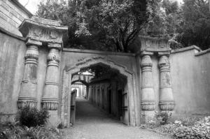 The Egyptian Avenue - one of Highgate's highlights. copyright Carole Tyrrell